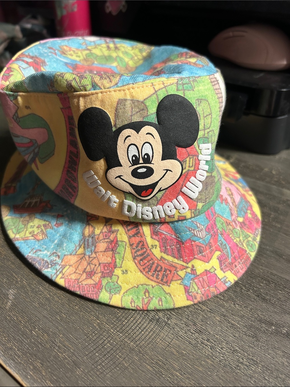 Walt Disney World Mickey Mouse Multicolor Bucket Hat